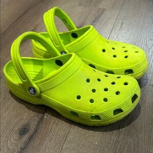 Crocs Green Clogs ! Size 8